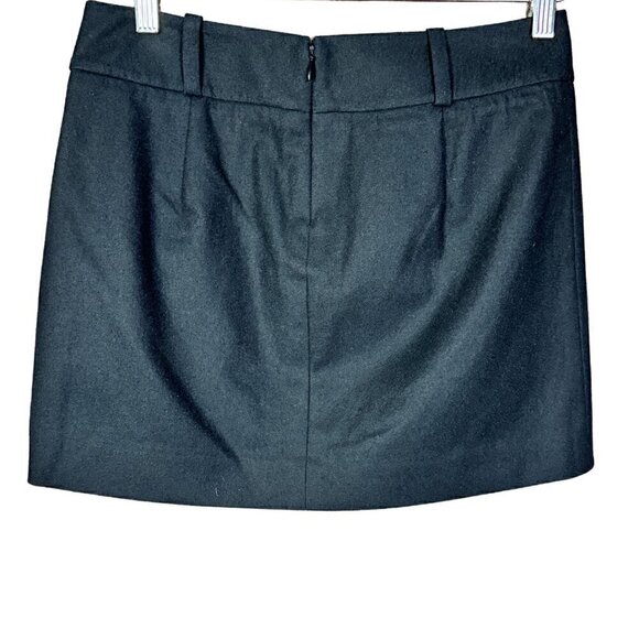 Club Monaco Black Wool Blend Mini Skirt Size 0 - Picture 2 of 6